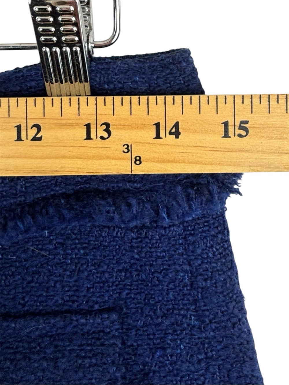 Women's Navy A-Line Mini Skirt - Classic Navy - Picture 9 of 10